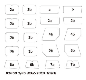 Trumpeter 01056 MAZ-7410 Tractor W/CHMZAP-5247G 1/35 – obrázek 2
