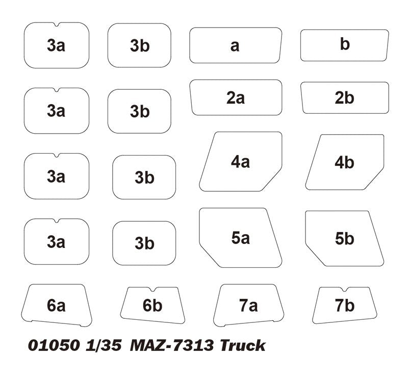 Trumpeter 01056 MAZ-7410 Tractor W/CHMZAP-5247G 1/35 – obrázek 2