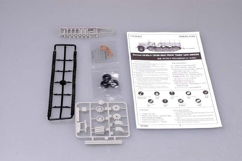 Trumpeter 07252 Sd.Kfz.9 Schwere Zugkraftwagen 18t(Late Version) 1/72 – Bild 4