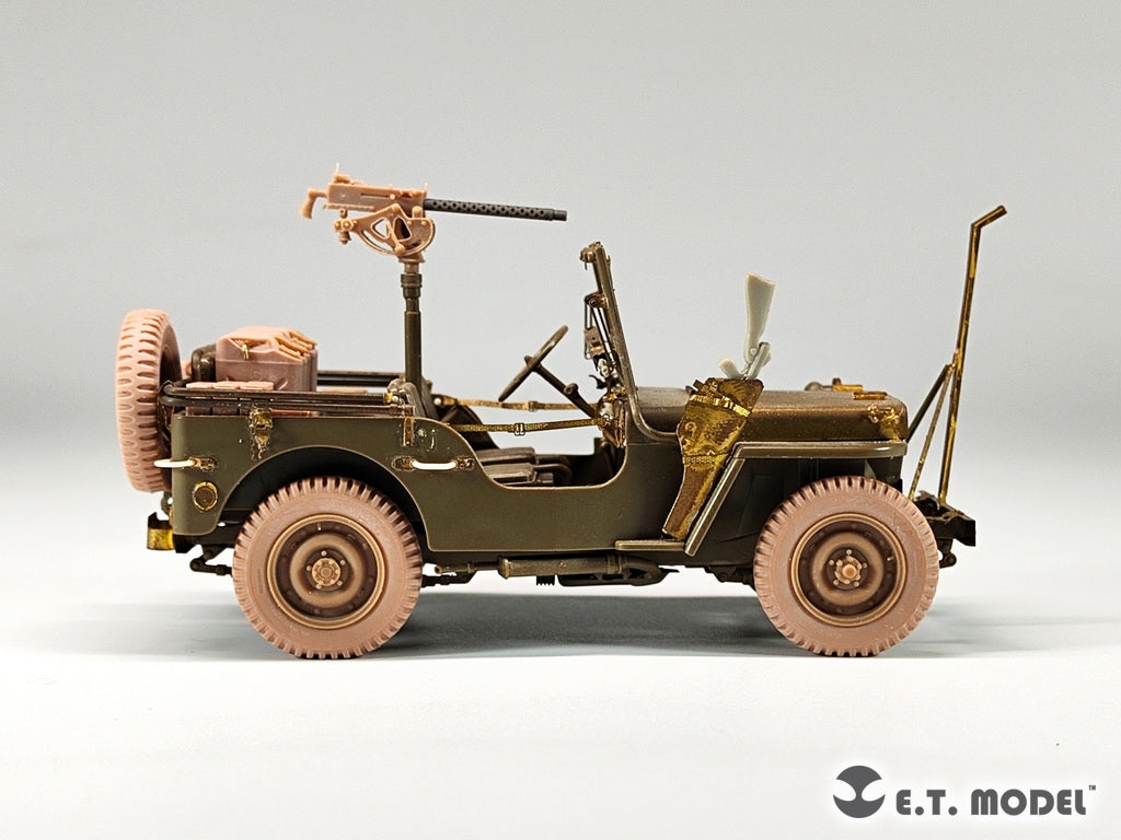 ET Model P35-156 USArmy Jeep Willys MB 1/4-ton 4x4 Truck Sagged Wheels 1/35 – image 10