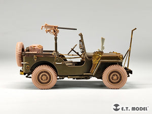 ET Model P35-156 USArmy Jeep Willys MB 1/4-ton 4x4 Truck Sagged Wheels 1/35 – image 10