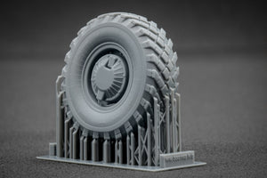 ScaleX WM 35016S GAZ Tiger V2(with shield) Sagged wheel set (for Meng) 1/35