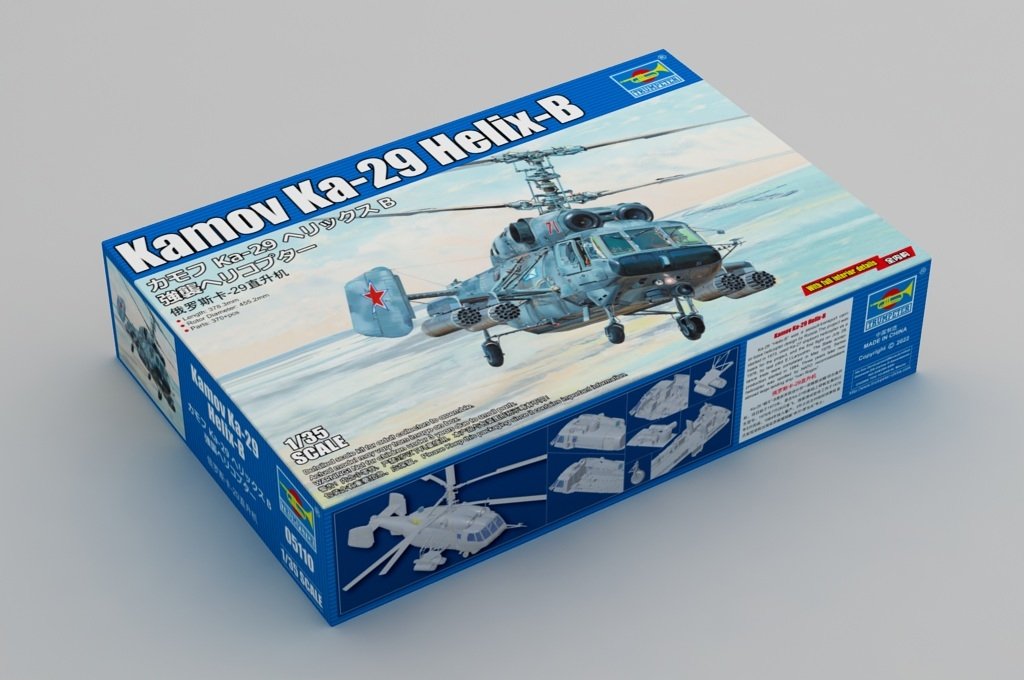 Trumpeter 05110 Kamov Ka-29 Helix-B 1/35 – immagine 2