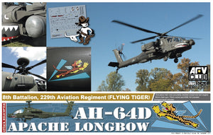 AFV Club AR72S01 AH-64D Apache Longbow 8th Battalion 229th Aviation Regiment (Flying Tiger) 1/72