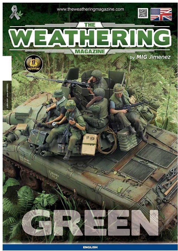 AMMO of Mig Jimenez 4528 The Weathering Magazine vol.28 Green (English Version)