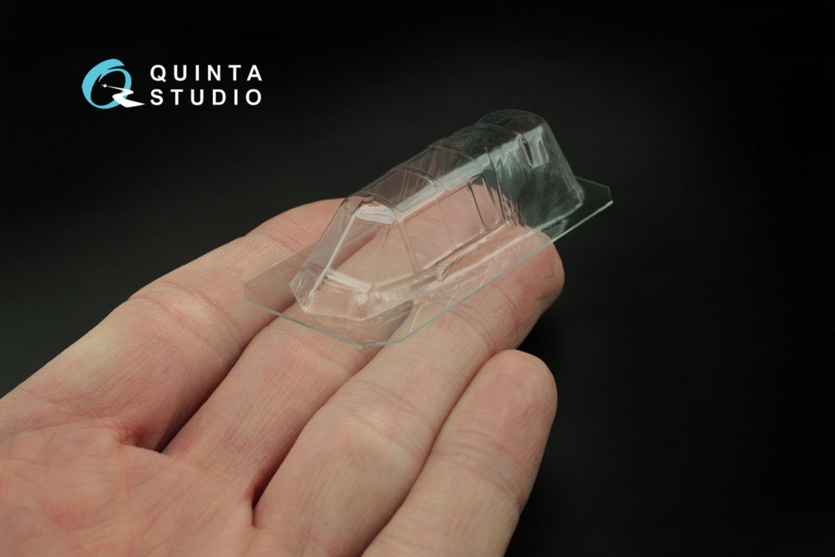 Quinta Studio QC48011 Pe-2 vacuformed clear canopy (for Zvezda kit) 1/48 – image 5