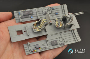 Quinta Studio QD35054 Ju 87G 3D-Printed &amp;amp; colored Interior on decal paper ( Border Model ) 1/35 – immagine 3