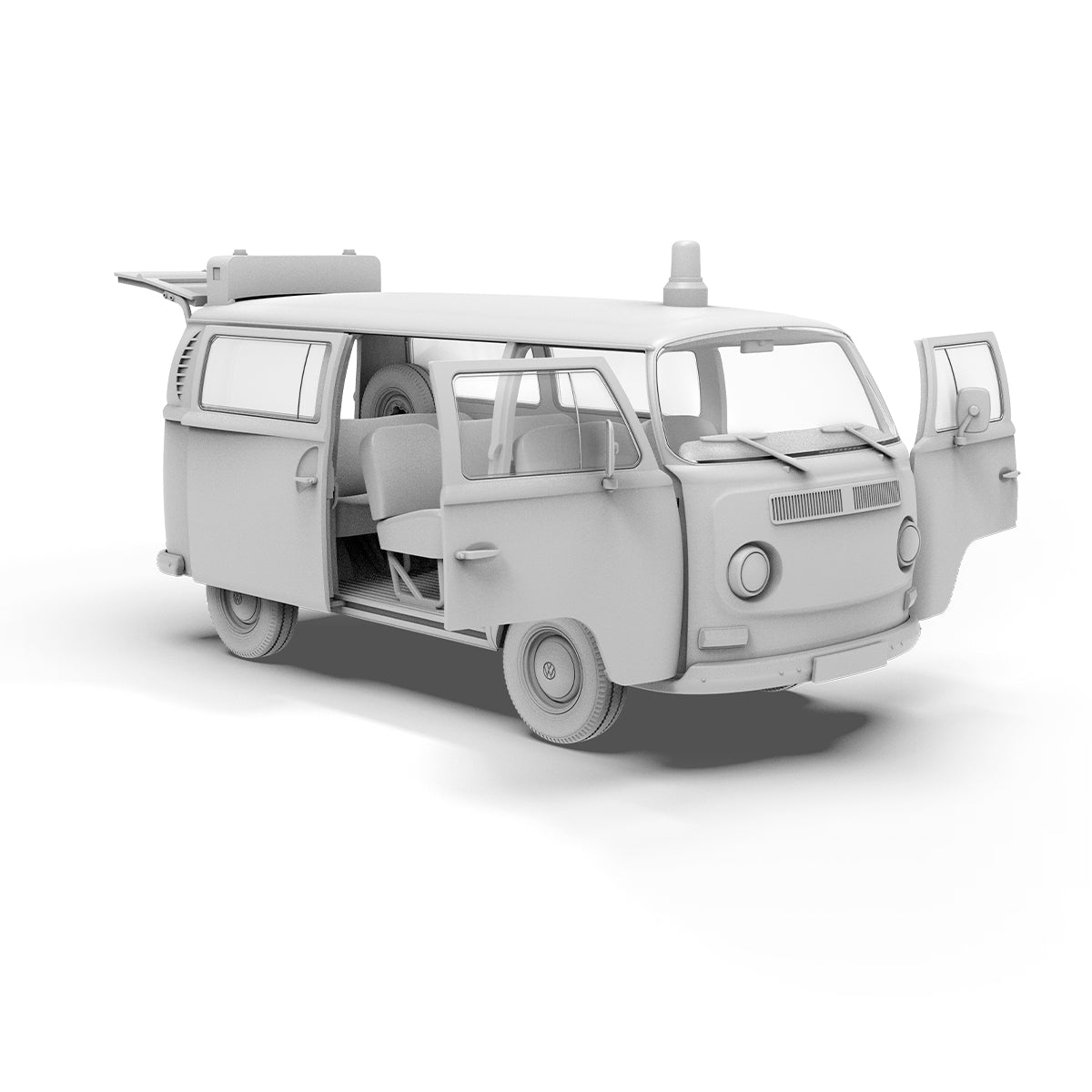 AK Interactive AK35033 T2 MODEL 1967 AIRPORT BUS 1/35 – immagine 10