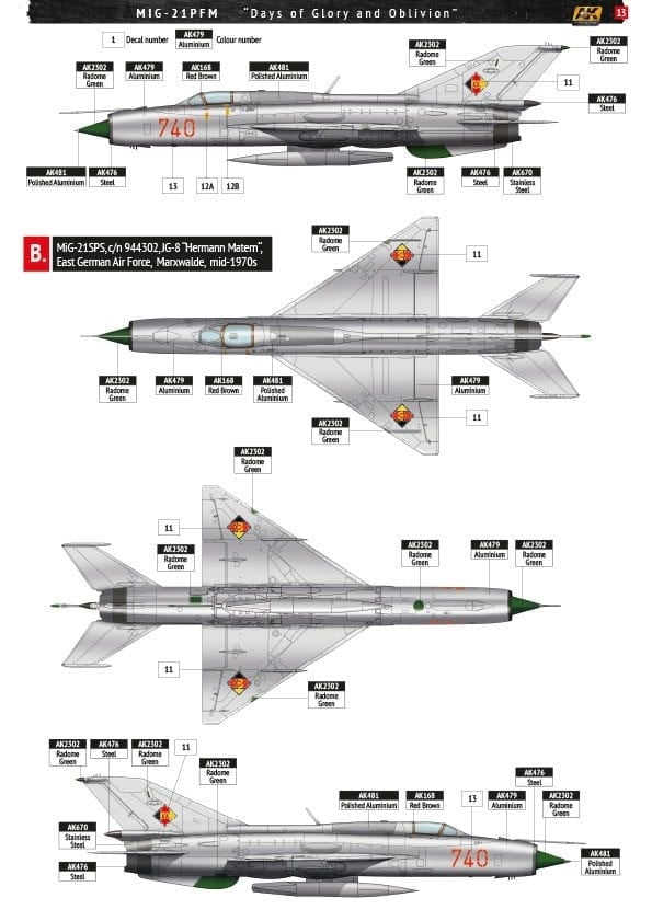 AK Interactive AK148003 MiG-21PFM Days of Glory and Oblivion 1/48 – image 4