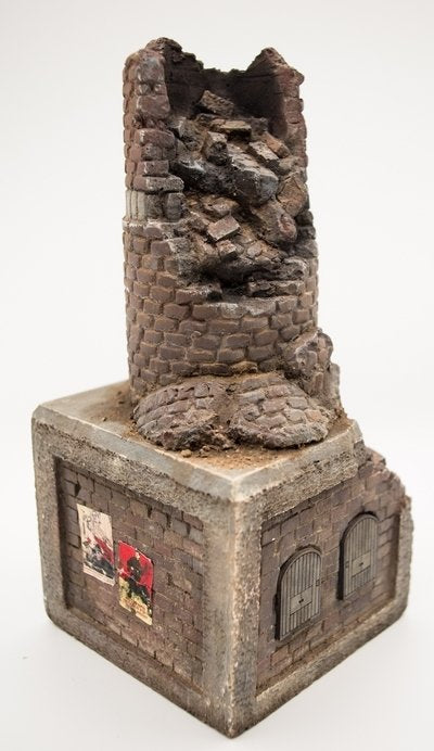RT-Diorama 35300 Ruined Factory chimney 1/35 – obrázek 6