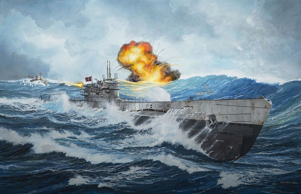 Revell 05167 German Submarine Type IX C/40 U190 1/144 – image 9