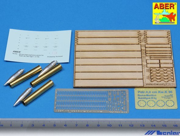 Aber 16014 8.8 cm Tiger I high-explosive Ammo with box (1/16) – Bild 2