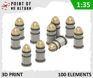 Point of no Return 3522012 Grenades 40mm HE M381 1/35