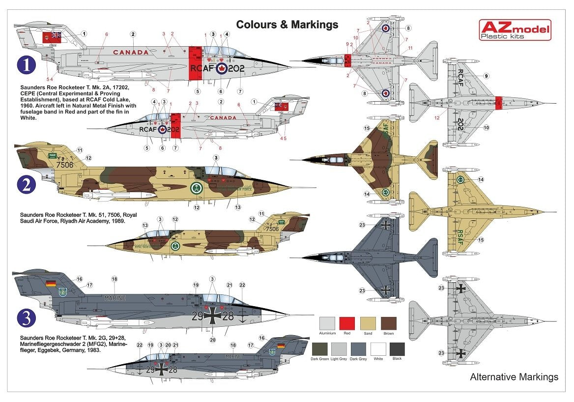 AZ Model AZ7692 Rocketeer T.Mk.51/2A/2G 1/72 – image 2