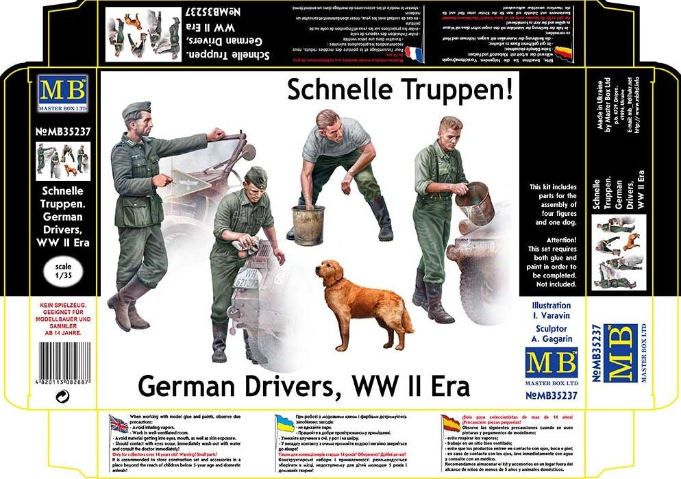 Master Box 35237 Schnelle Truppen - German WWII Drivers 1/35 – image 4