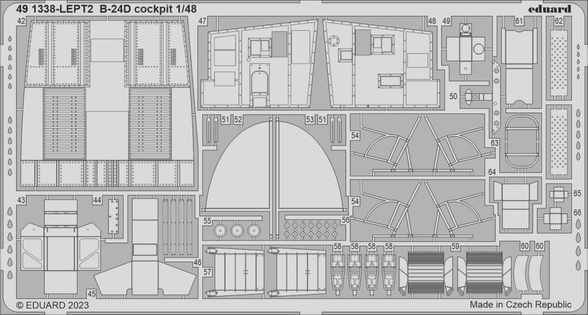 Eduard BIG49372 B-24D PART I REVELL 1/48 – image 3
