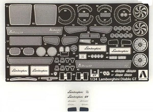 Aoshima 05900 Lamborghini Diablo Common Detail-Up Parts 1/24 – Bild 2