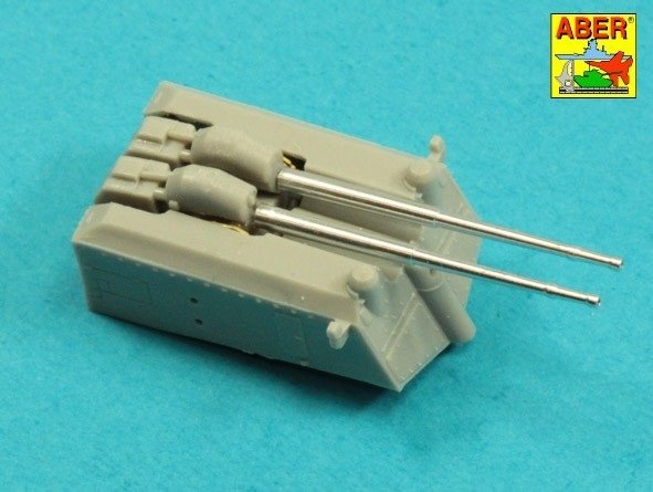 Aber 200L-08 Barrel set for battleship Scharnhorst 280mmx9 1/200 – obrázek 9