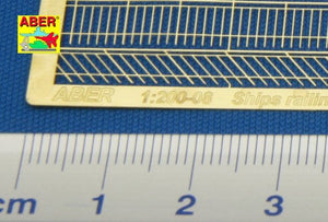 Aber 200-08 Ship railing - vertical bars 1/200 – image 3