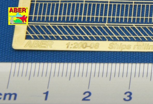 Aber 200-08 Ship railing - vertical bars 1/200 – image 3