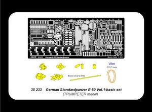 Aber 35233 German Standardpanzer E-50 - vol. 1 - basic set 1/35 – obrázek 4
