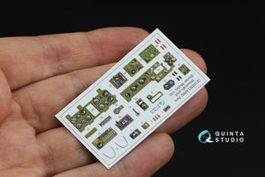 Intérieur imprimé en 3D et coloré sur papier décalcomanie (Border Model) Quinta Studio QD35083 A6M2 Zero (Mitsubishi Prod.) 1/35 – image 3