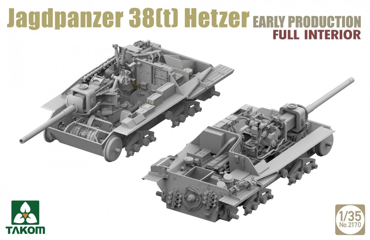 Takom 2170 Jagdpanzer 38(t) Hetzer Early Production Full Interior 1/35 – Bild 3