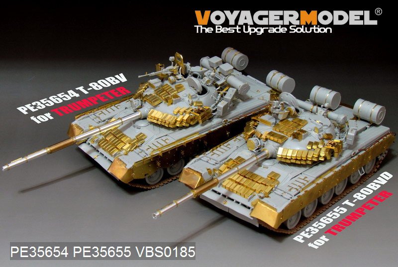 Voyager Model PE35654 Modern Russian T-80BV MBT (smoke discharger include) (For TRUMPETER 05566) 1/35 – Bild 2
