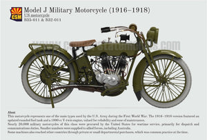 Copper State Models CSM B35011 - 1:35 US Model J Military Motorcycle 1916–1918 1/35