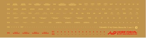 HobbyDecal AL72003V1 F-4J VF-84 Jolly Rogers Late 1971 1/72 – obrázek 4