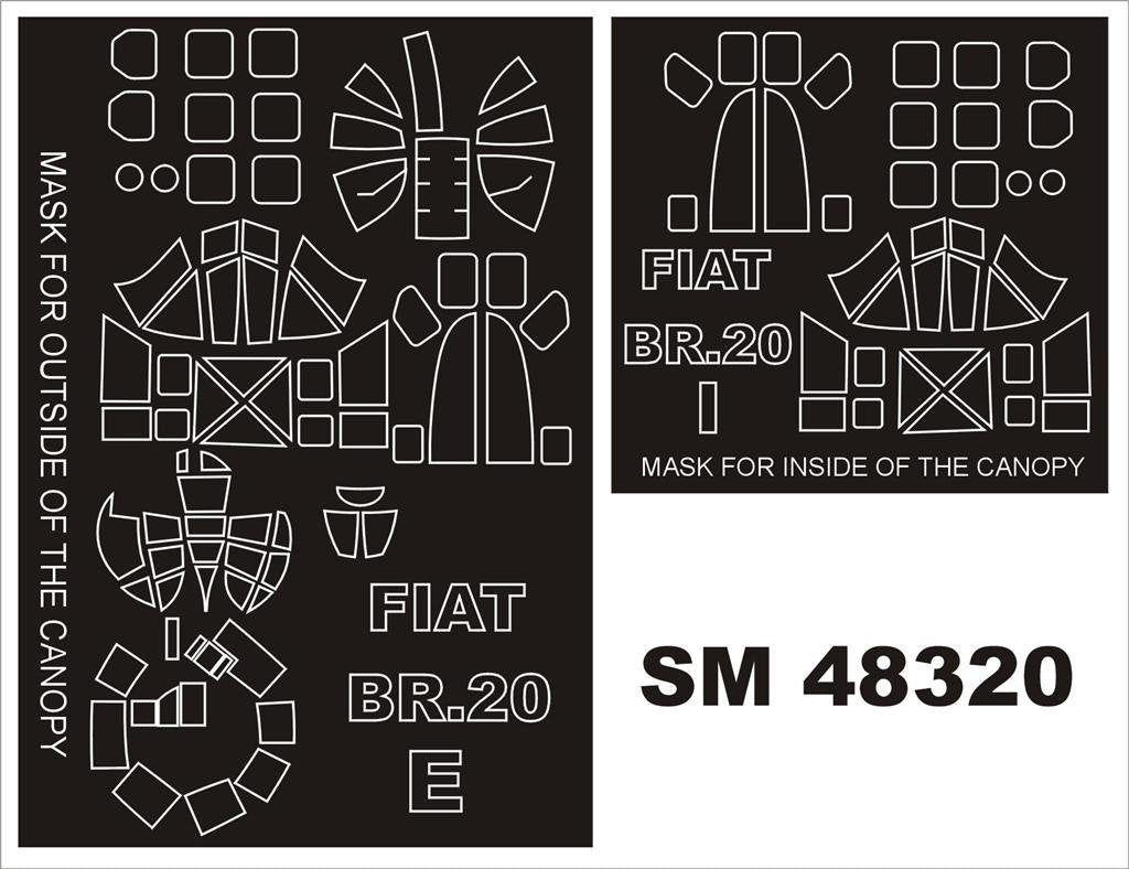 Montex SM48320 FIAT BR-20 SPECIAL HOBBY
