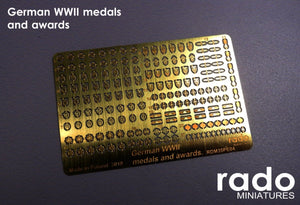 RADO Miniatures RDM35PE04 German WWII Medals and Awards 1/35 – obrázek 2
