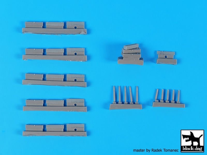 Black Dog T72118 King tiger ammo crate 1/72