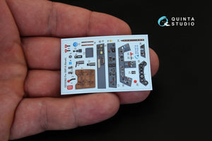 Quinta Studio QD32062 Fw 190F-8 3D-Printed &amp;amp; colored Interior on decal paper (for Revell kit) 1/32 – image 4