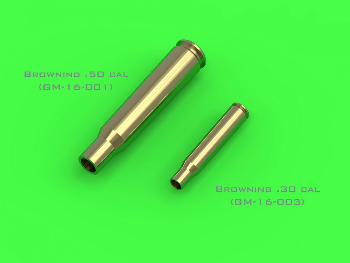 Master GM-16-001 Browning .50 caliber (12.7mm) - shells (25 pieces) 1/16 – obrázek 3