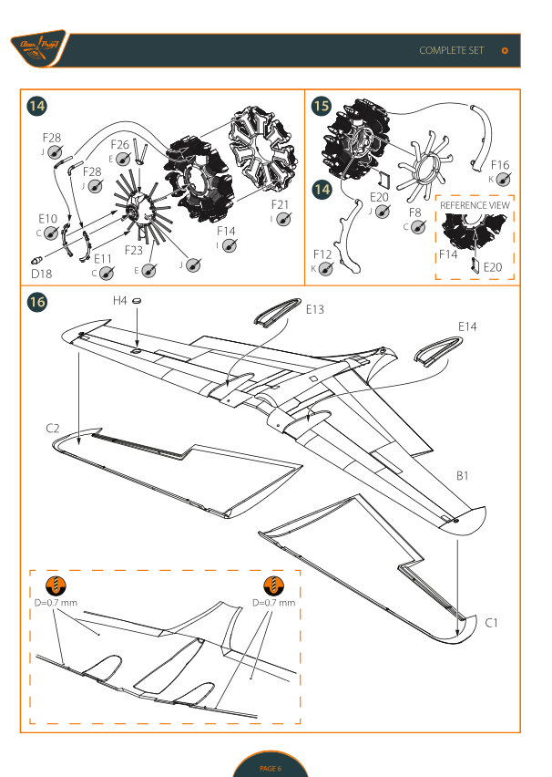 Clear Prop! CP4804 H-75N Hawk ADVANCED KIT 1/48 – obrázek 32