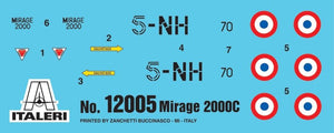 Italeri 12005 Mirage 2000C My First Model Kit 1/72 – imagen 3
