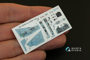 Quinta Studio QD48068 Su-25SM 3D-Printed &amp;amp; colored Interior on decal paper (for KP kit) 1/48 – Bild 2