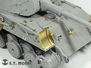 ET Model EA35-027 WWII German King Tiger/Jagdtiger Fender &amp;amp; Side Skirts For DRAGON Kit 1/35 – imagen 4