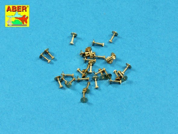 Boulons hexagonaux tournés Aber 16112 (1,34 x 2,60 mm) x 30 pièces (1/16)