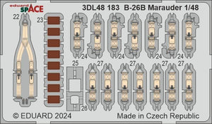 Eduard 3DL48183 B-26B Marauder SPACE ICM 1/48 – image 2