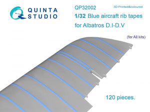 Quinta Studio QP32002 Blue rib tapes Albatros DI-DV (for All kit) 1/32