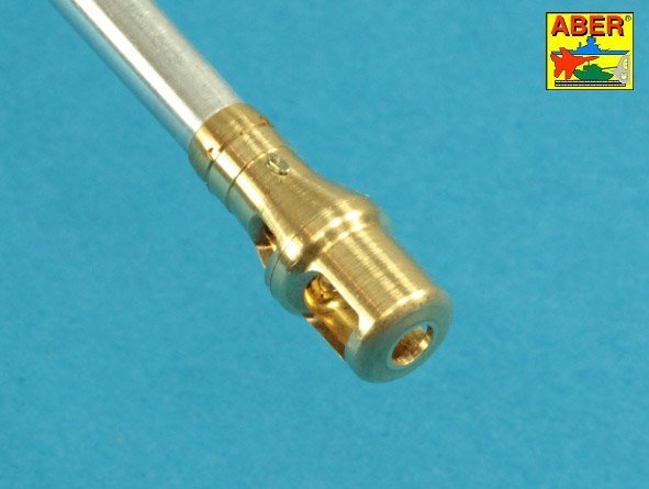 Aber 35L-231 10.5cm KwK L/70 barrel with double baffle muzzle brake for German Pz.Kpfw. VII Lowe 1/35 1/35 – image 4