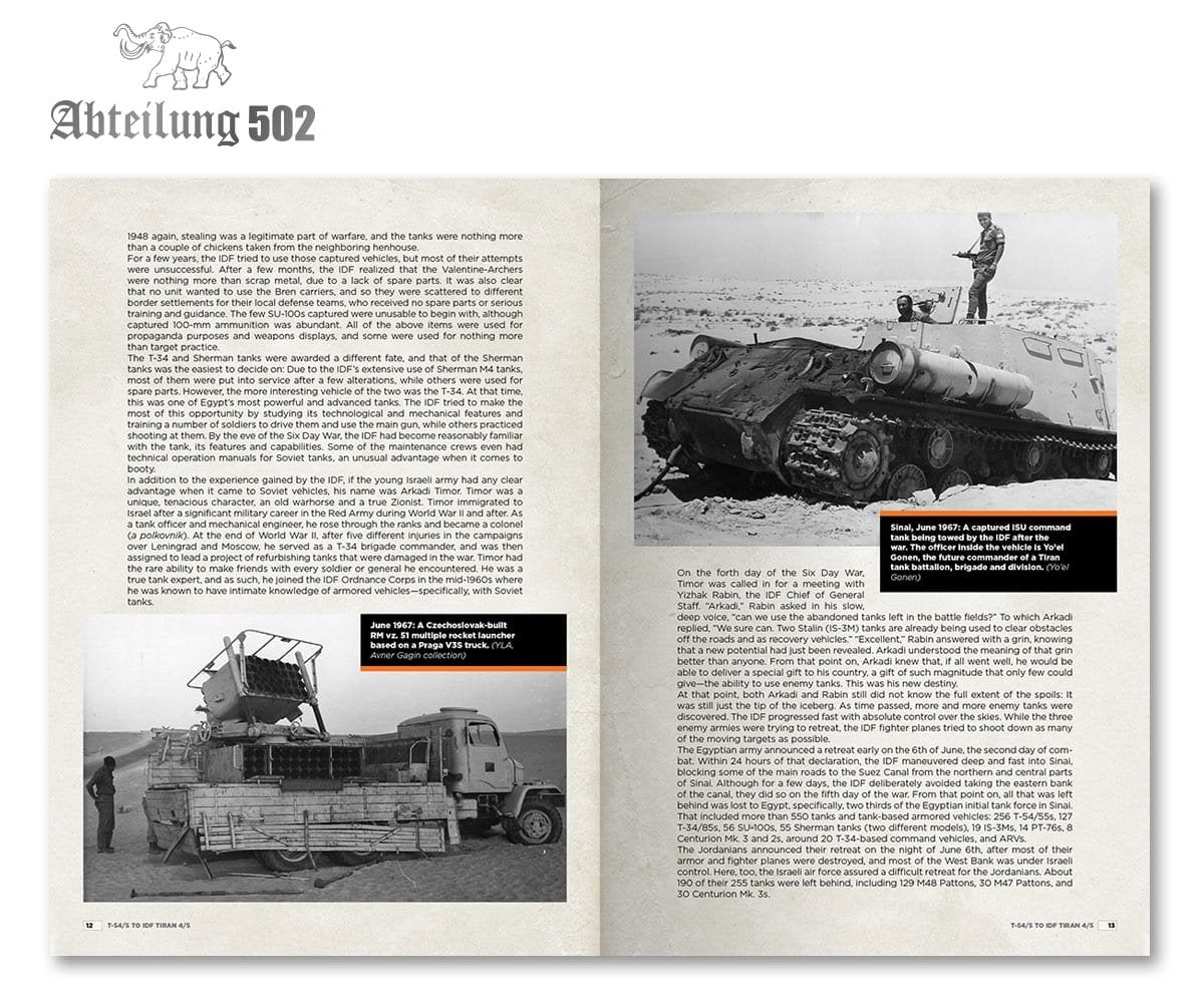 502 Abteilung ABT607 T-54/5 TO IDF TIRAN 4/5 THE BIRTH OF A BASTARD TANK – immagine 8