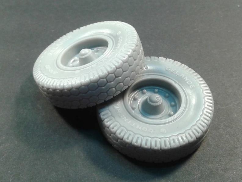 Panzer Art RE35-505 Sd.Kfz 9 front road wheels (Continental No 2) 1/35 – obrázek 2