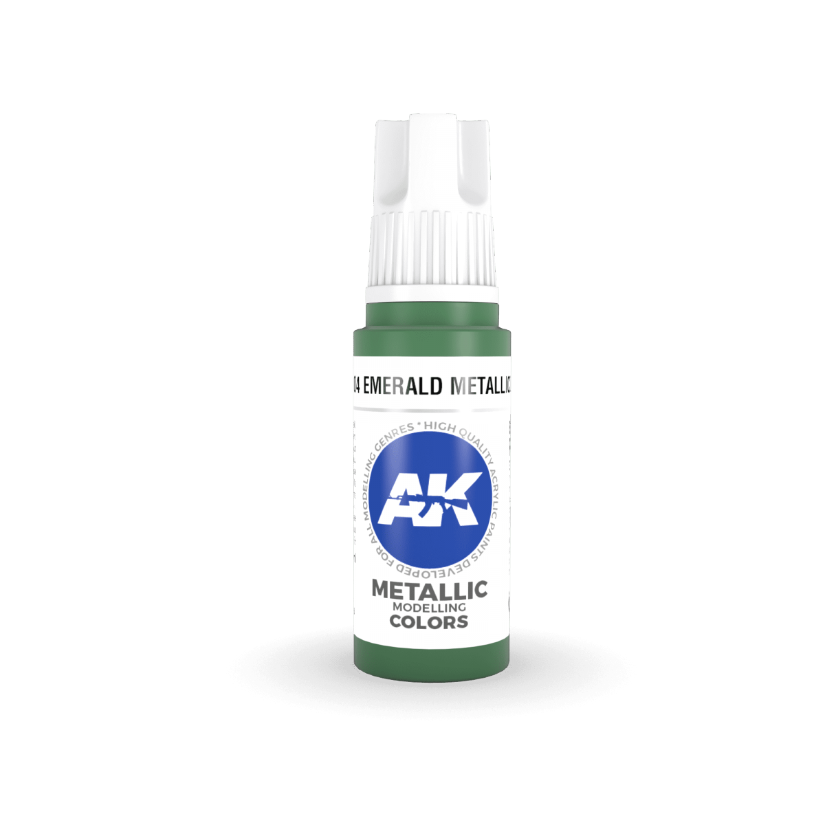 AK Interactive AK11204 EMERALD METALLIC GREEN – METALLIC 17ml – image 2
