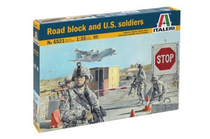 Italeri 6521 ROAD BLOCK AND US SOLDIERS