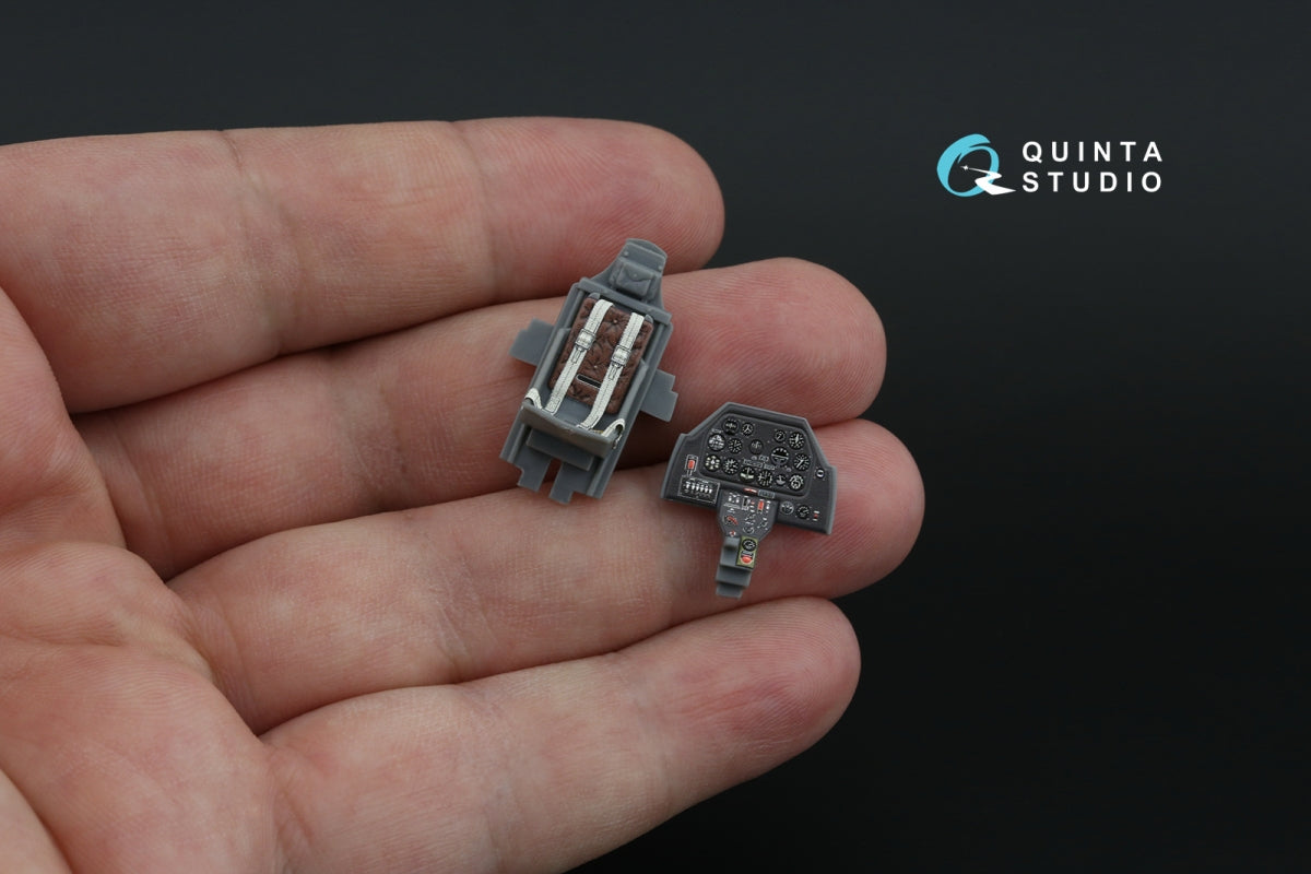 Quinta Studio QD48481 P-51B/C (Early) 3D-Printed colored Interior on decal paper (Tamiya) 1/48 – obrázek 10