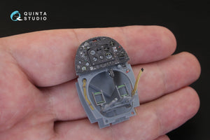 Intérieur imprimé en 3D et coloré sur papier décalcomanie Quinta Studio QD32020 Spitfire Mk.XVI (pour maquette Tamiya) 1/32 – image 4