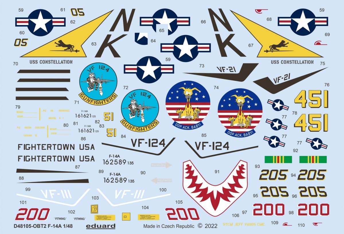 Eduard D48105 F-14A TAMIYA 1/48 – image 4